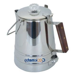 屋外のコーヒーティーのためのクッコメイのコーヒーツール1.5lの安全なハンドルステンレス鋼の鍋