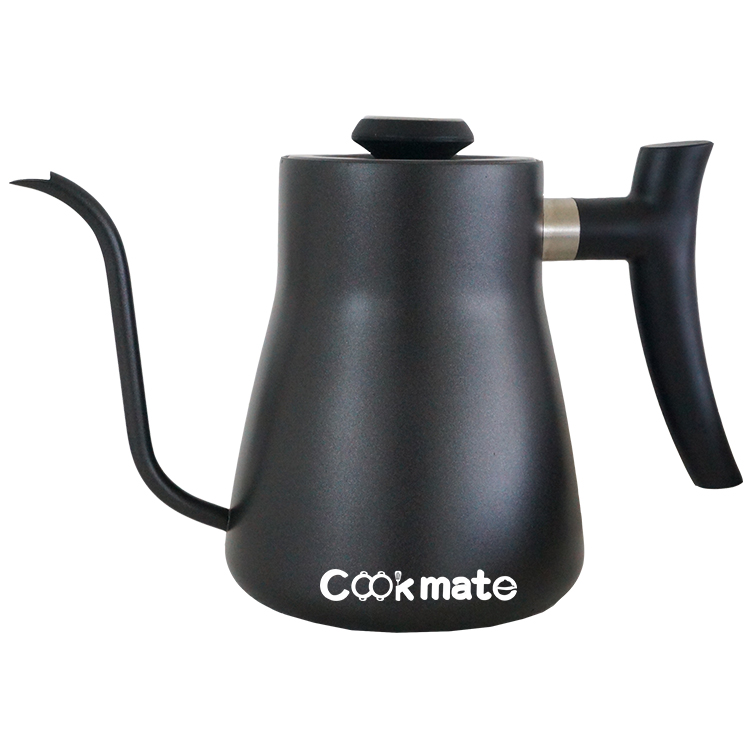 ステンレス鋼のプランジャの鍋の長い狭い噴出口の上のコーヒーのやかんを注ぐ