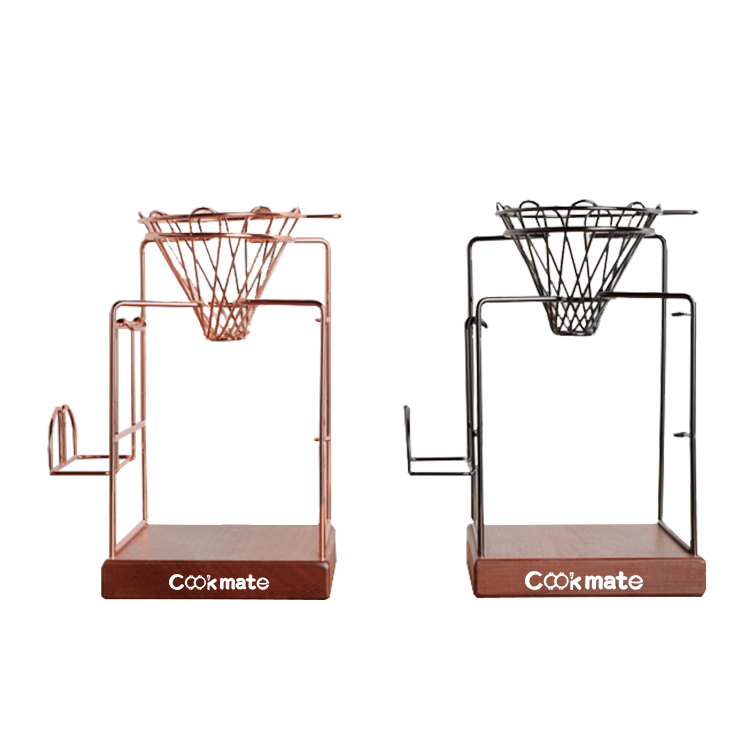 クッキーメイトのコーヒーフィルターバスケット巧妙なドリッパーストレーナーカップ中国工場ドリップコーンパーコレーター