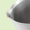 パーソナライズされたキッチン便利なツール1pc 500ml / 1000ml / 1500mlのステンレススチールカップの目盛り付きガラス液体測定カップ