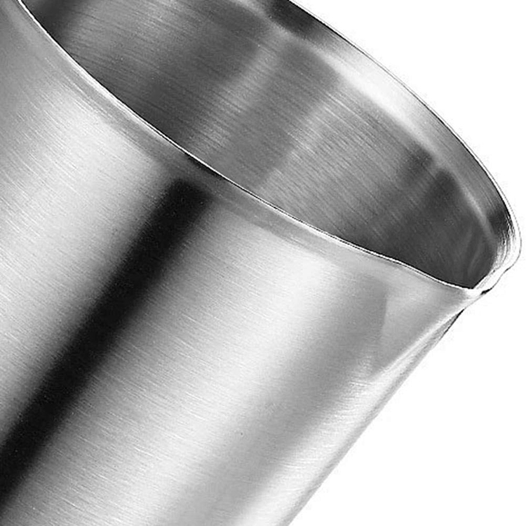 測定カップ水差し輝くステンレス鋼測定カップ段階的ベーキング液乳コーヒー調理Tbカップ測定水素